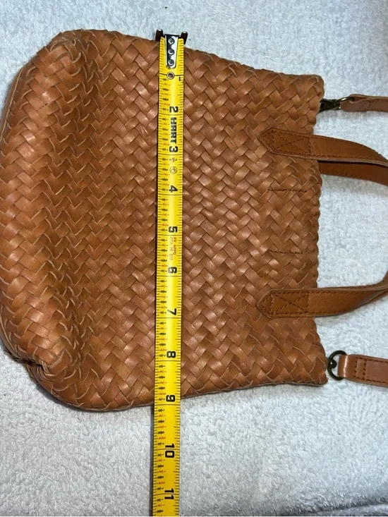 Madewell The Small Transport Crossbody: Woven Leather Edition Purse Bag Tote - Picture 11 of 12